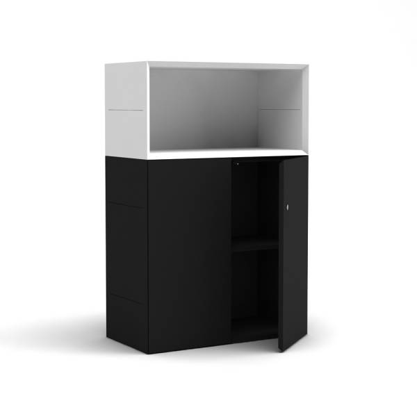 Sideboard Masterbox B X H Mm Oh Offenes Fach Schwarz Wei