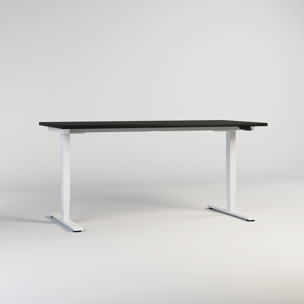 Höhenverstellbarer Schreibtisch Masterlift® / schwarz-weiß | Büromöbel 2 Inwerk