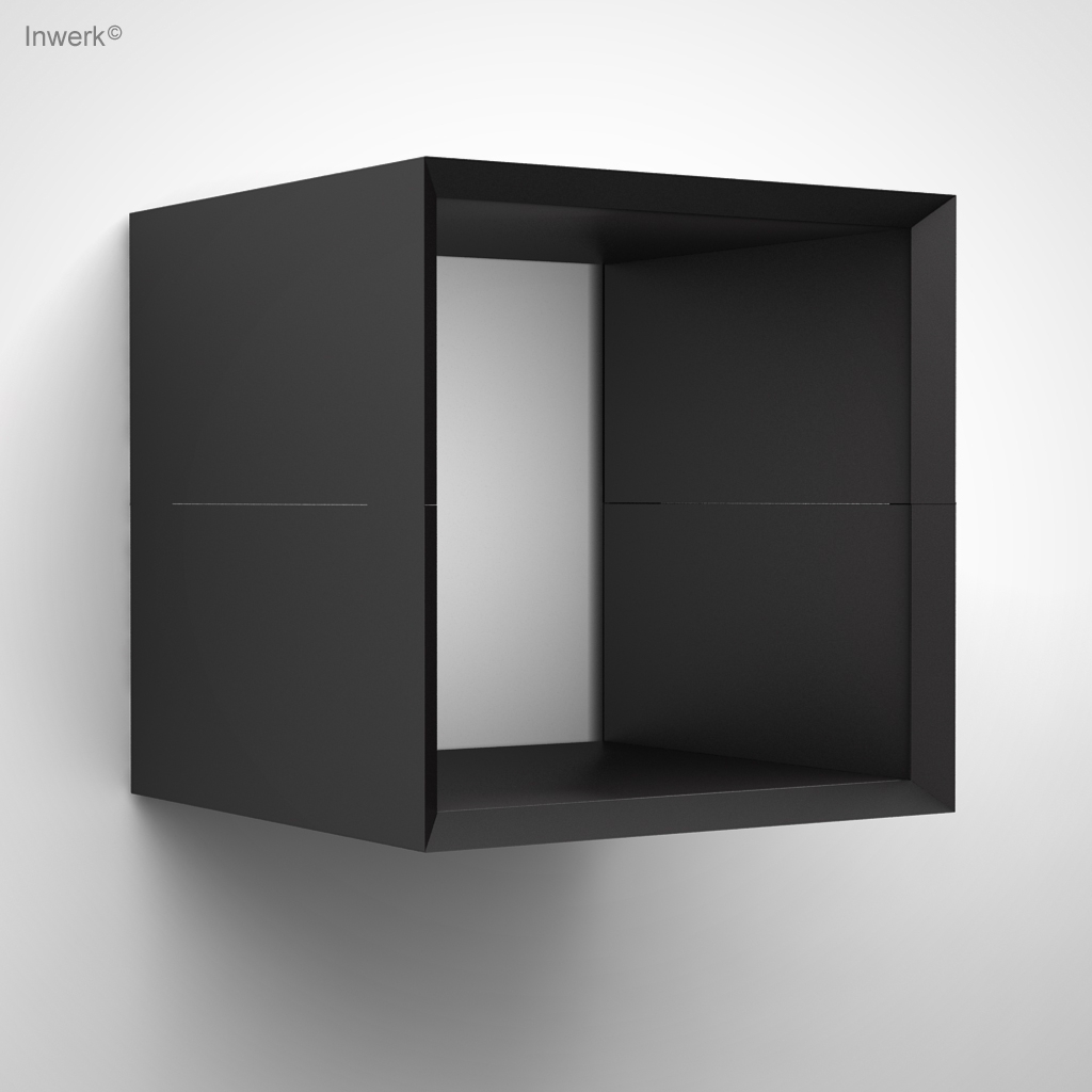 Büromöbel 400 | H Inwerk Masterbox® schwarz x mm 400 Wandregal B